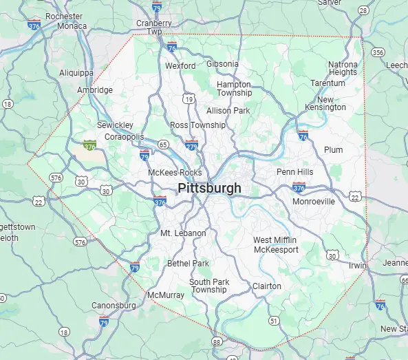 Stetor Remodeling home remodeling service area map: Pittsburgh, PA Elizabeth, Port Vue, Jefferson Hills, South Park, Bethel Park, Baldwin, Dormont, Mount Lebanon, South Side, Pittsburgh, Upper St. Clair, Bridgeville, Scott Township, Squirrel Hill, Shadyside, Sewickley, McMurray, Fox Chapel, Monroeville, Irwin, North Huntingdon