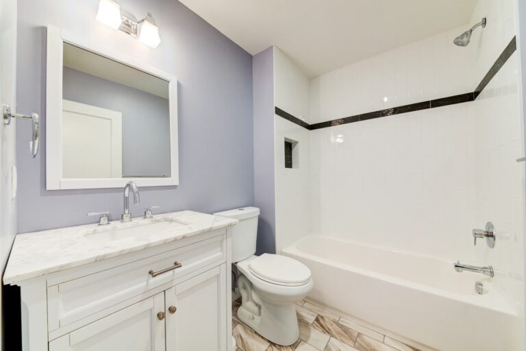 Photo of finished bathroom remodeling services